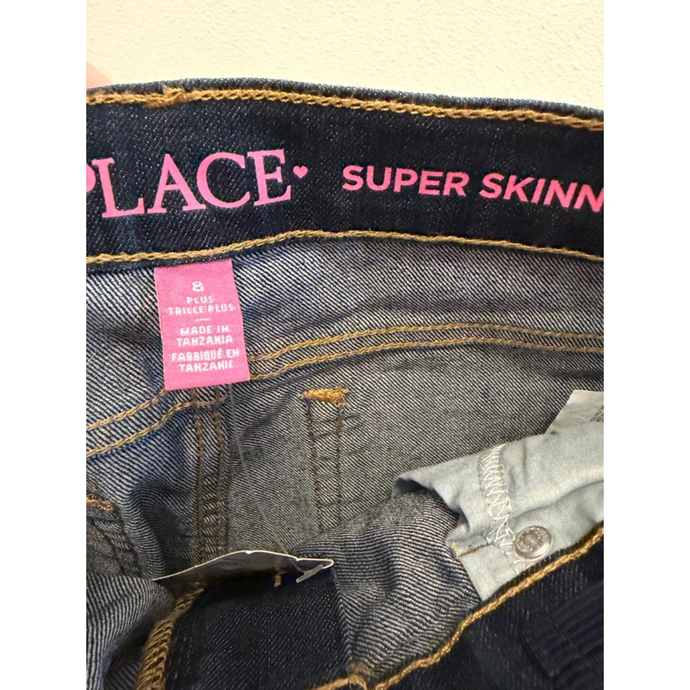 The Children’s Place Girls Jeans Bundle Size 8 Plus Skinny & Super Skinny 2 Pair